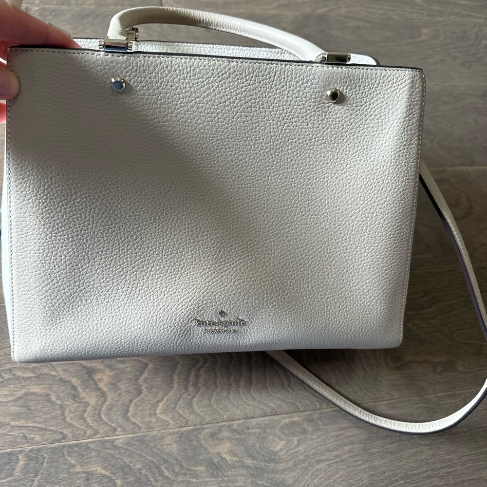 Kate Spade Capucino and ivory Leather Tote Bag - Picture 2 of 12